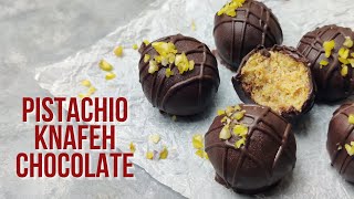 Dubais Viral Pistachio Knafeh Chocolate Recipe mamagician [upl. by Garrek]