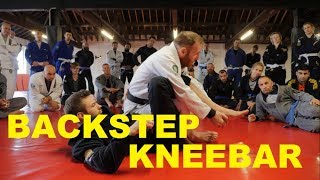 Legtrap Backstep Kneebar from Half Guard by Steve Campbell at Stealth Academy 10 Year Anniversary [upl. by Radferd314]