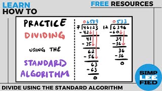 Division Standard Algorithm 8 Detailed Practice Problems [upl. by Rellia]