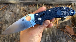 Spyderco s110v Lightweight Manix 2 Review all good things all good things [upl. by Leler969]