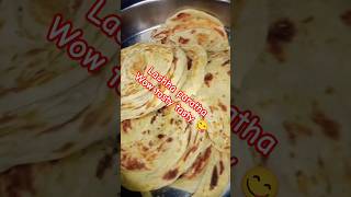 Lacha Paratha recipe youtubeshorts [upl. by Doralin]