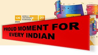 QS world university rankings 2024  India in World University Ranking 2024 [upl. by Essyle]