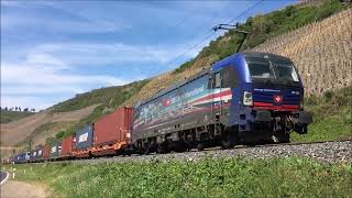 Eisenbahnvideo Boppard Rheinland Pfalz Deutschland [upl. by Vivi]