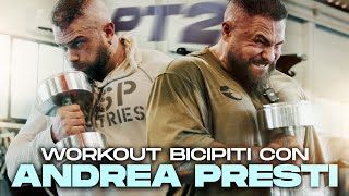 ALLENAMENTO BICIPITI CON ANDREA PRESTI E MAURO SASSI  PT2 [upl. by Annohsal]