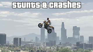 GTA 5  Stunts amp Crashes [upl. by Fleming66]