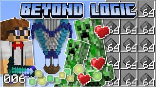 Looting Creeper Farm  Beyond Logic 2 6  Minecraft 118 Lets Play Survival [upl. by Sauls]