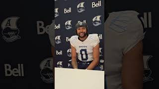 Live With CDP Interview with Toronto Argonauts defensive back Tyshon Blackburn May 31st 2024 [upl. by Meraree]