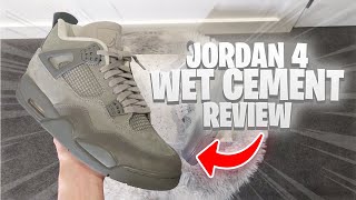 Jordan 4 Paris Olympics quotWet Cementsquot  Sneaker Review amp Unboxing Sofiakicks [upl. by Louie]