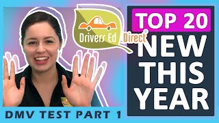 New DMV Test Questions  Top 20 This Year Knowledge Test Brain Busters Part 1 with Permit Quiz Liz [upl. by Prunella603]