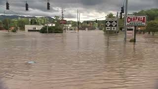 Asheville North Carolina flooding [upl. by Sigismundo589]