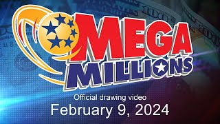 Mega Millions drawing for February 9 2024 [upl. by Emmons204]