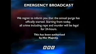 BBC EAS Scenario  The purge 1995 [upl. by Nwahsauq123]