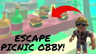 Escape Picnic Obby Wolfgaming Roblox Gameplay Walkthrough [upl. by Siloam]