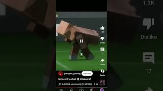 Minecraft football ☠️☠️ [upl. by Jehu]