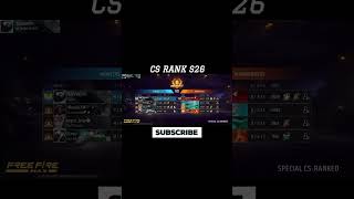 CS RANK S26  FREE FIRE MAX [upl. by Marriott427]