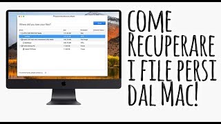 Come recuperare file cancellati per errore dal Mac e non solo [upl. by Adneram]