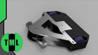 Horizontal Spinner CAD Overview  Antweight BattleBot [upl. by Delores]