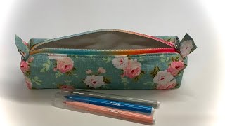 Coudre une petite trousse à crayons 🖍️ couture Madalena [upl. by Aynna]