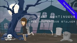 Past Continuous Tense vs Past Simple The Mysterious Stalker Suspense Thriller Short  ESL Video [upl. by Bussey71]