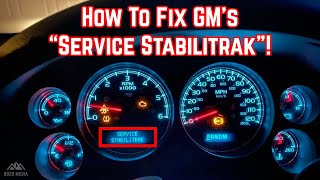 DIY How to Fix GMCChevrolet quotService Stabilitrakquot amp Traction Control Lights [upl. by Gellman915]