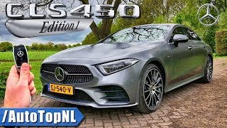 2018 Mercedes Benz CLS 450 Edition1 REVIEW POV Test Drive on Road amp AUTOBAHN by AutoTopNL [upl. by Elin267]