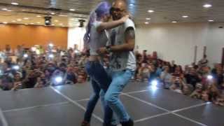 ALBIR amp SARA kizomba choreography in FEELING KIZOMBA FESTIVAL MADRID 2013 [upl. by Asereht250]