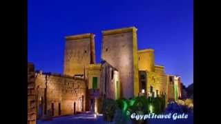 Philae Temple Sound Light Show With Tickets  Aswan Night Trip [upl. by Airrotal]