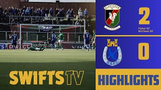 EXTENDED HIGHLIGHTS  Glentoran 20 Dungannon Swifts 121024 [upl. by Aleehs]