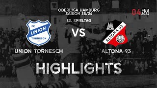 Union Tornesch  Altona 93  22 Spieltag Oberliga Hamburg  Endstand 16 [upl. by Nivrac]