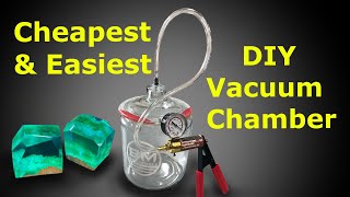 EASIEST amp CHEAPEST Vacuum Chamber DIY for epoxy castings amp resin pouring [upl. by Oringa]