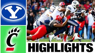 Cincinnati vs BYU Highlights  College Football Week 5  2023 College Football [upl. by Aliekat]