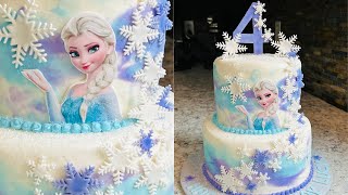 Disney Frozen Elsa Cake [upl. by Cho]