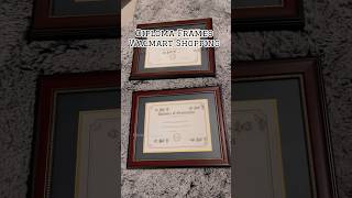 Where to buy graduation diploma frames Unboxing diploma frames 85X1111X14 walmartfinds grads [upl. by Ulphia]