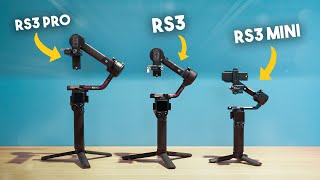 Quel stabilisateur acheter en 2023  RS3 Mini vs RS3 vs RS3 Pro [upl. by Arymat]