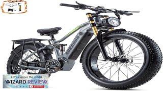 DAMSON Electric Bike for Adult 1000W 48V 30AH20Ah Removable Battery Ebike 26quotX4quotFat Review [upl. by Dumond]