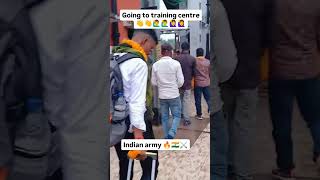 Going to training centre indianarmy army crpf sscgd viralshort trending [upl. by Ayoral]