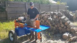 FASTEST Hydraulic Log Splitter Eastonmade ULTRA [upl. by Nottus]