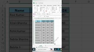 Excel Delete Blank Rows in data in Microsoft in excel focusinguide exceltips tutorial shorts [upl. by Nahsez]