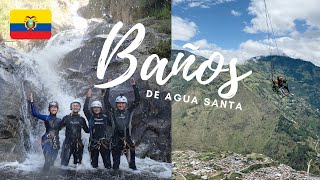 The most fun place in Ecuador  Baños 🇪🇨 [upl. by Nosnirb93]