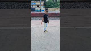 Zayan in Beldanga railway station Masti travel [upl. by Llerehc133]