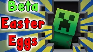 Minecraft  Beta SECRETS And EASTER EGGS [upl. by Tengdin]