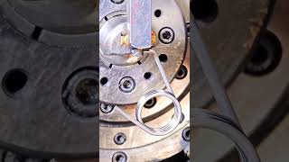 How to make Double Torsion Springs Enjoy this CNC Spring Machine working for double torsion springs [upl. by Tempest]