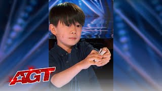 Adorable Kid Magician WOWS The Judges  Americas Got Talent 2021  Shorts [upl. by Lynsey]