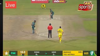 Pakistan vs Australia 1st odi  ptv sports live  pak vs aus live [upl. by Callery873]