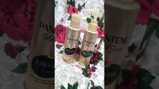 Pantene new shampoo Gold series black and glossy smooth and Silk [upl. by Ragde822]