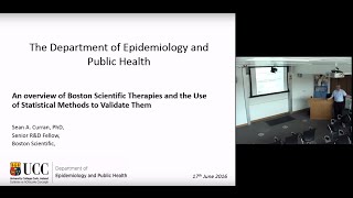 Dr Sean A Curran  Boston Scientific Therapies and the Use of Statistical Methods to Validate Them [upl. by Luapnaej416]