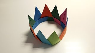 Origami Taç Crown [upl. by Ddot388]