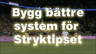 Systemspel på Stryktipset [upl. by Bloxberg]