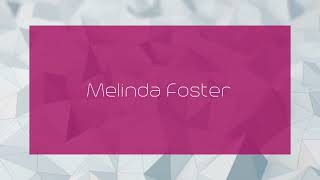 Melinda Foster  appearance [upl. by Siffre]