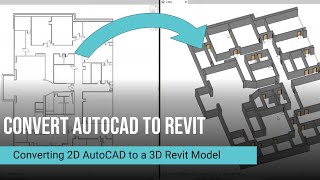 How To Convert AutoCAD 2D Floor Plan to Revit 3D Model [upl. by Evelin866]